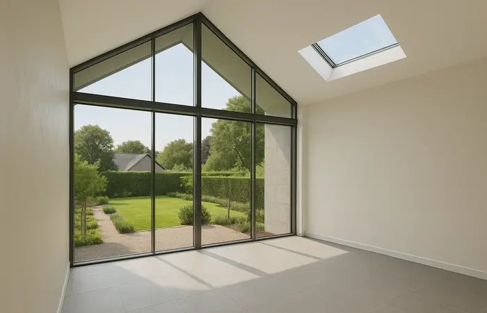 Sonderlösung von DMK Bau Reichelsheim - innovative Raumgestaltung mit besonderen Lichteffekten und Materialkombinationen.